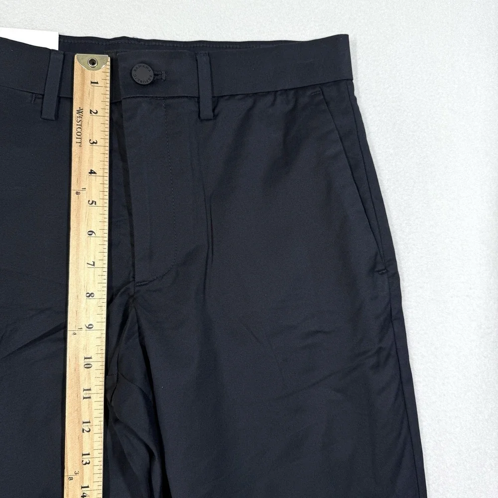 Banana Republic Pants Men 28x28 Slim Core Temp Chino Black Stretch Quick Dry NWT